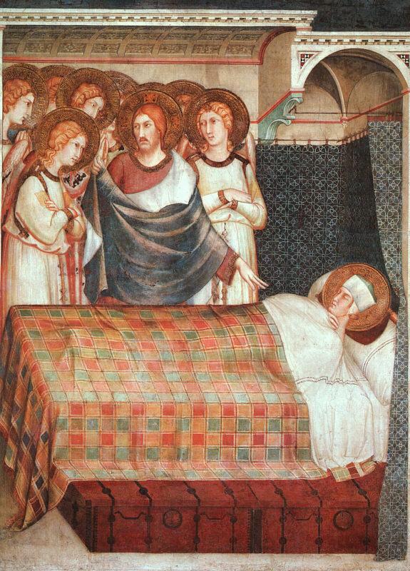 Simone Martini The Dream of St.Martin Sweden oil painting art